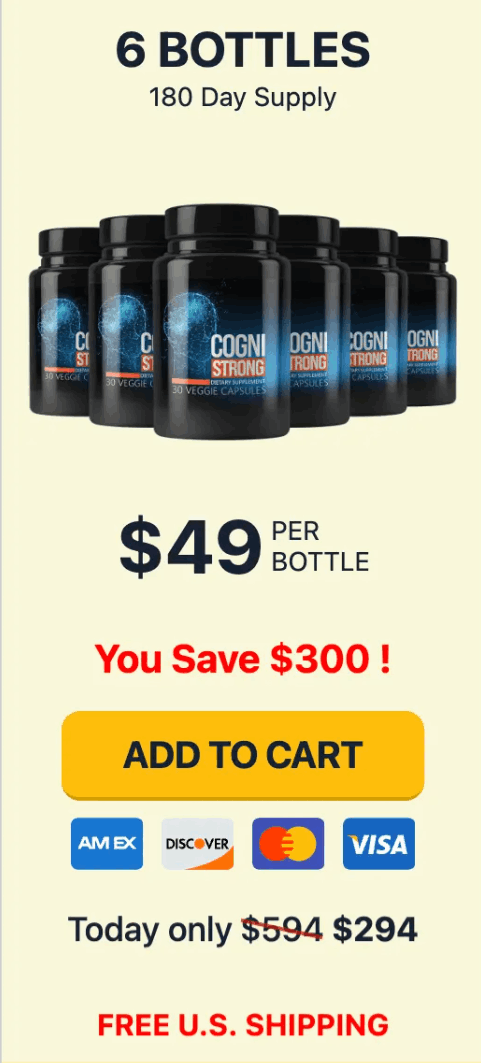 cognistrong 6 bottles price